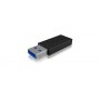 Male | 9 pin USB Type A | Female | 24 pin USB-C | Black - 4